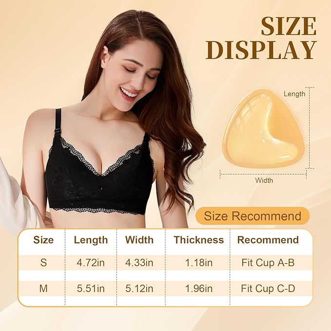 Double Sided Sticky Bra Inserts Reusable