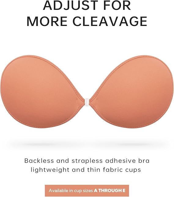 Wingslove Adhesive Bra Reusable Strapless Self Silicone Push-up